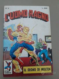 l'uomo ragno n.9 star comics con bollino
