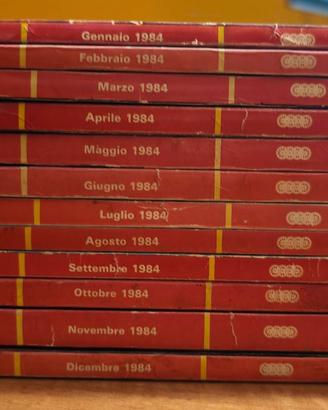 Rivista Quattroruote annata completa 1984