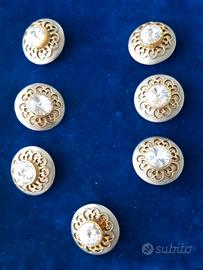 Set 7 Bottoni gioiello Design Ferretti
