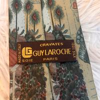 Guy Laroche Paris 100 Silk Tie Seta Cravatta