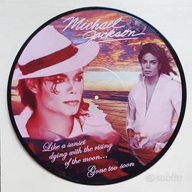 Vinile da parete omaggio a Michael Jackson 