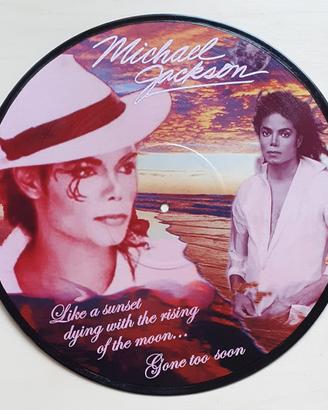 Vinile da parete omaggio a Michael Jackson 