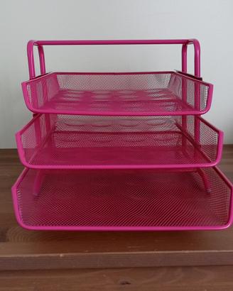 Porta documenti rosa Ikea