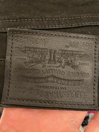 jeans levi's 511 uomo w31 L32 nero perfetto stato