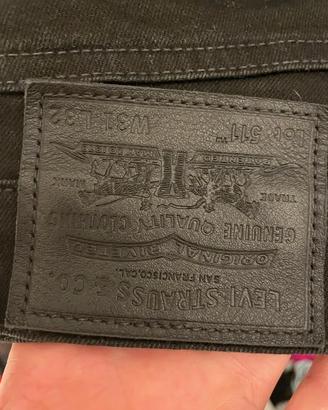 jeans levi's 511 uomo w31 L32 nero perfetto stato