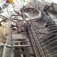 rastrello agricolo vintage