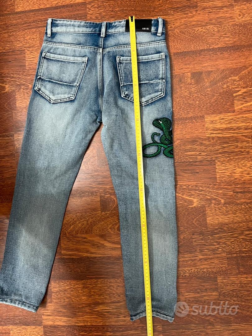jeans amiri serpente Abbigliamento e Accessori In vendita a Rimini