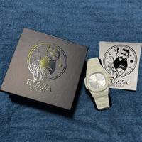 Ruzza watch bianco argeno, come nuovo.