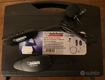 Microfono wireless Lavalier Audio Design