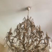 Lampadario 15 luci in metallo mod. Sheffield