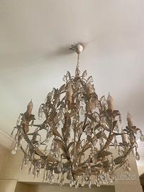 Lampadario 15 luci in metallo mod. Sheffield