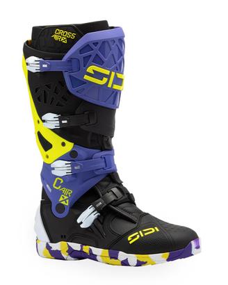 Stivali Sidi CrossAir X viola/giallo