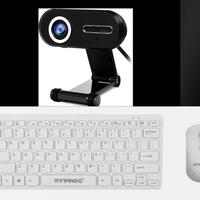 Set tastiera/mouse bluetooth + Webcam digitale