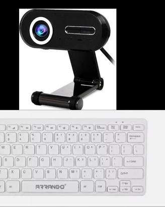 Set tastiera/mouse bluetooth + Webcam digitale