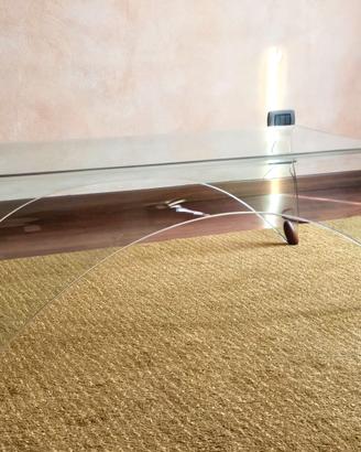 Tavolino vintage in cristallo