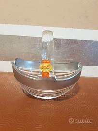 Cestino Anna Hutte cristallo al piombo