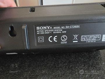 Soundbar SONY SA-CT60BT con Subwoofer