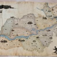 🗺️🇮🇹Mappa di Gioco Red Dead Redemption Ps3 Pla