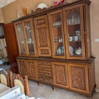 credenza legno vintage