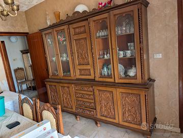 credenza legno vintage