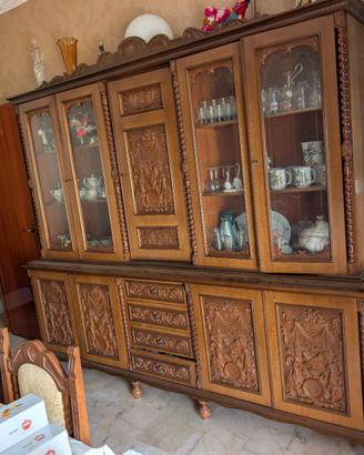 credenza legno vintage