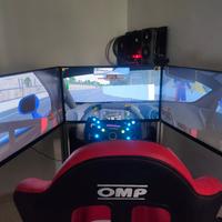 Pedaliera DC2 Simracing + piastra + elastomeri