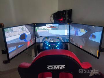 Pedaliera DC2 Simracing + piastra + elastomeri