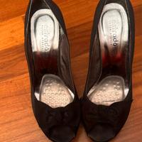 Scarpe Estrada in raso nero nº 38