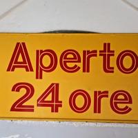 Targa benzinaio vintage