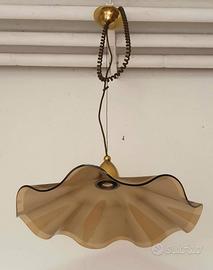 Lampadario monoluce da cucina vintage