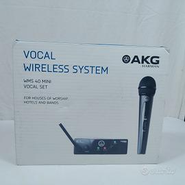 microfono akg  wireless minivocal set nuovo