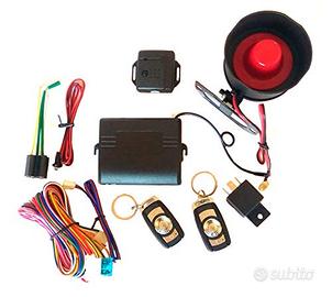 KIT CAR ALARM SYSTEM ALLARME ANTIFURTO COMPLETO UN