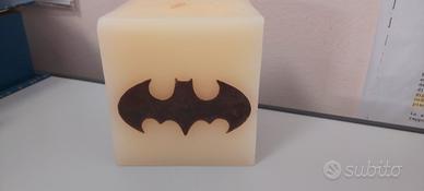 Candela con logo di Batman 8x8cm
