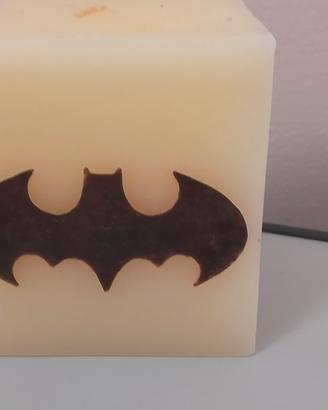 Candela con logo di Batman 8x8cm