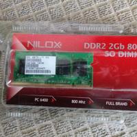 RAM DDR2 2GB 800MHz SO-DIMM per notebook
