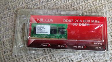 RAM DDR2 2GB 800MHz SO-DIMM per notebook