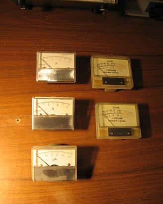 Amperometro Voltmetro VuMeter Wattmetro Rosmetro