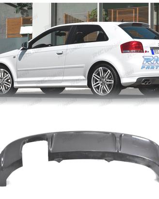 DIFFUSORE AUDI A3 8P 03-08 LOOK S3