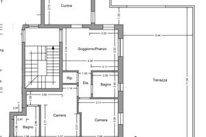 Trilo due bagni con veranda 75mq nuova costruzione