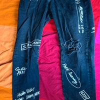 Jeans neri Bershka modello straight fit
