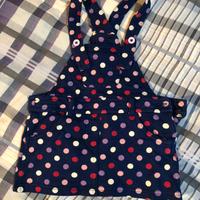 Gonna salopette Benetton 6/9 mesi