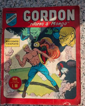 Fumetto Gordon N.1 Ritorno a Mongo (1960)