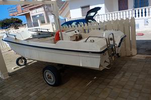 Barca 4,20 m con carrello
