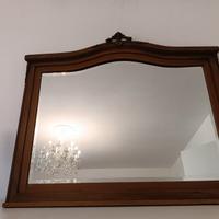 Specchio vintage d’epoca legno