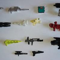 Lotto accessori transformers originali anni '80