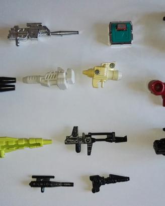 Lotto accessori transformers originali anni '80