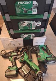 Kit di utensili a batteria Hikoki hitachi 