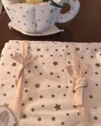 Tovaglia + tazza porta pane