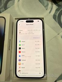 Iphone 14 Pro 256GB Space Black - Batteria 100% -