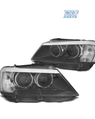 FARI BMW X3 F25 10-14 ANGEL EYES LED NERO